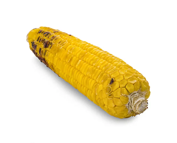 Kolby Kukurydzy Grilla Izolowane Białym Tle — Zdjęcie stockowe