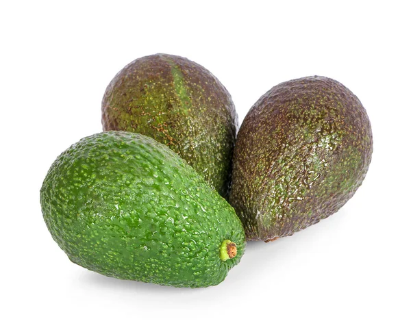 Avocado Isolato Sfondo Bianco — Foto Stock