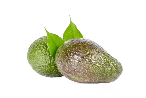 Avocado Isolato Sfondo Bianco — Foto Stock