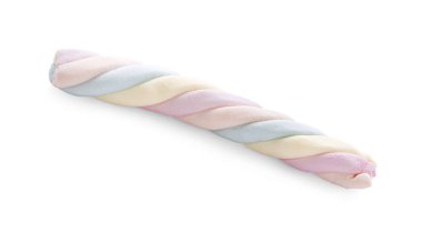 Beyaz arkaplanda izole edilmiş renkli şekerleme