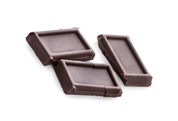 Csokoládé Elszigetelt Fehér Backround — Stock Fotó