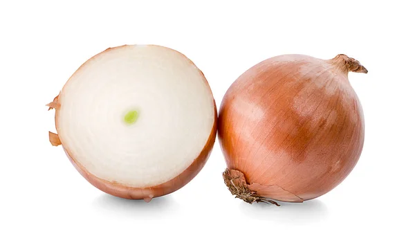 Onions Isolated White Background — Stock Photo, Image