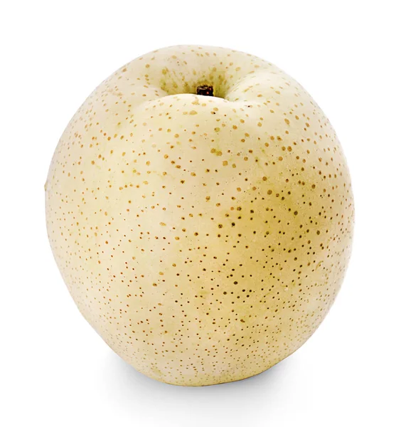 Pears Asian Pears Виділені Білому Тлі — стокове фото
