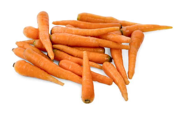 Морковь Белом Фоне — стоковое фото