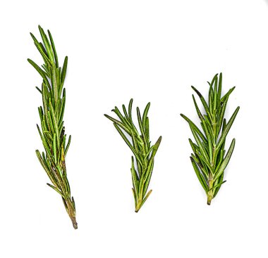 Beyaz arkaplanda biberiye izole edildi