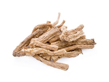 Pap üzerinde ahşap kaselerde büyük çin bitkisel ilaç seçimi