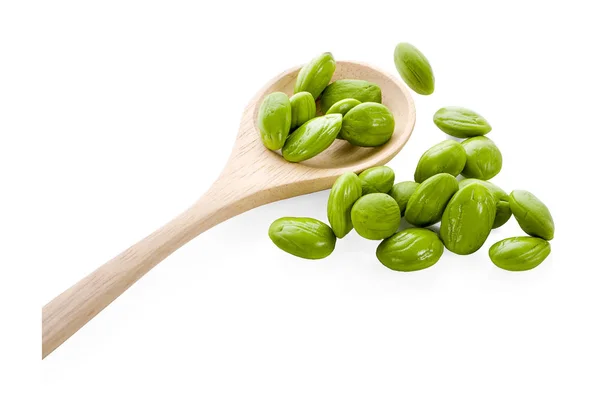 Parkia speciosa beans isolated on white background — Stock Photo, Image