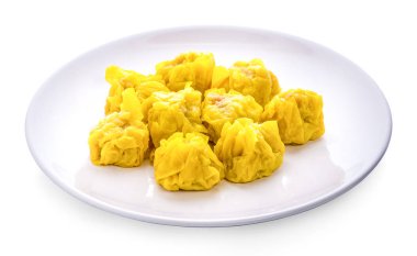 Lezzetli Dim Sum Asya gıda köfte o servis ile domuz eti dolması