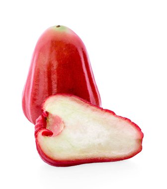 gül elması beyaz arkaplanda izole