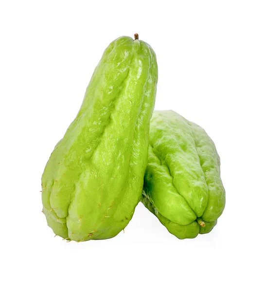 白地に隔離されたChayote — ストック写真