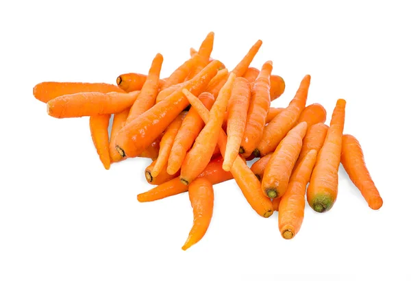 Морковь изолированы на белом фоне — стоковое фото