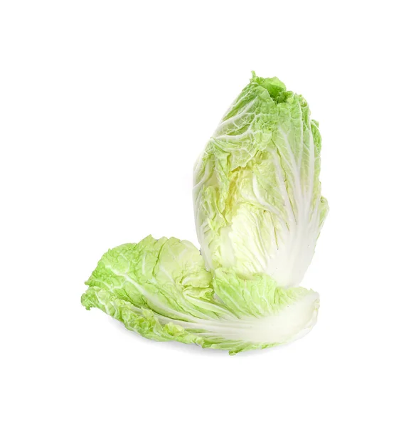 Lechuga Aislada Sobre Fondo Blanco — Foto de Stock