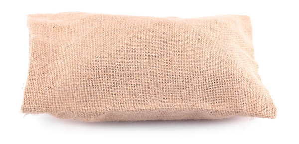 Cloth bag isolated on white background