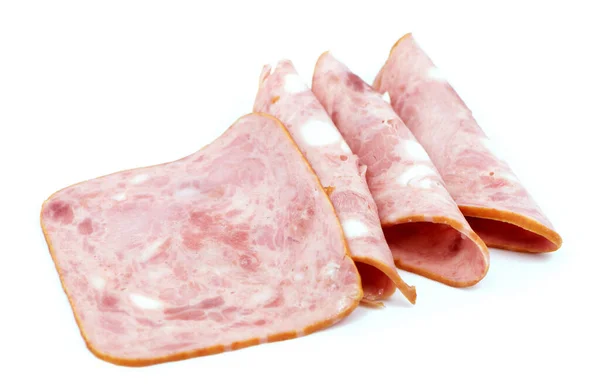 Ham Isolated White Background — Stock Photo, Image