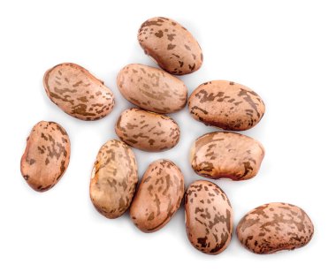 pinto fasulyeleri beyaz arkaplanda izole