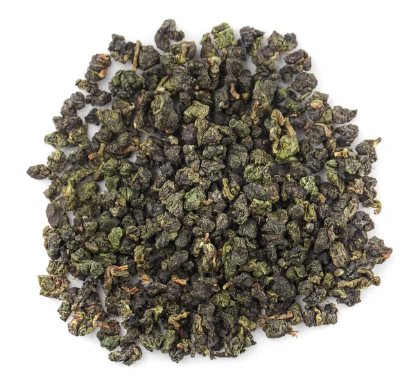 Сухой Чай Листья Изолированы Белом Фоне — стоковое фото