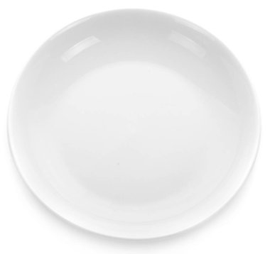 Beyaz arkaplanda beyaz plaka