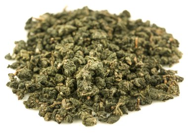 Beyaz arkaplanda Oolong Çayı