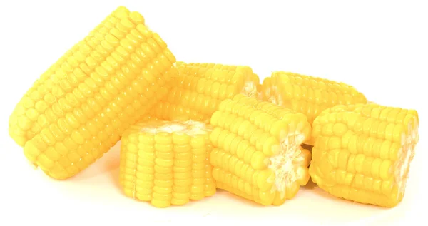 被白色背景隔离的玉米 — 图库照片