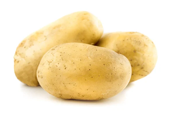 Young Potato Isolated White Background — Stock Photo, Image