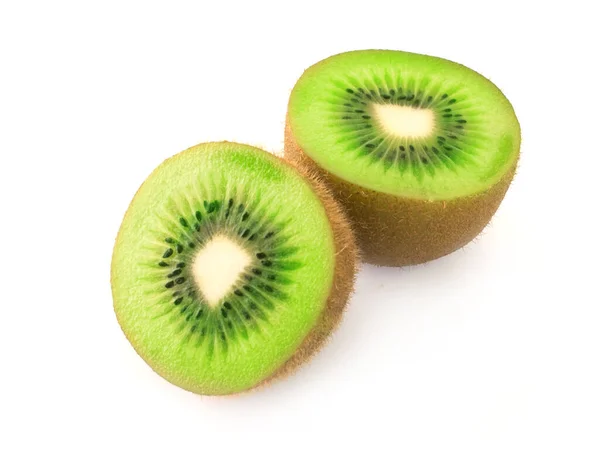 Kiwi Ein Isolierter Auf Weißem Hintergrund — Stockfoto