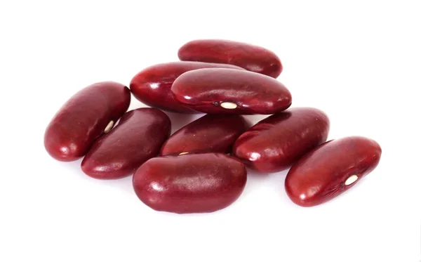 Kacang Merah Diisolasi Pada Latar Belakang Putih — Stok Foto