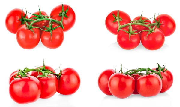 Tomatoes Isolated White Backgroun — Stock Photo, Image