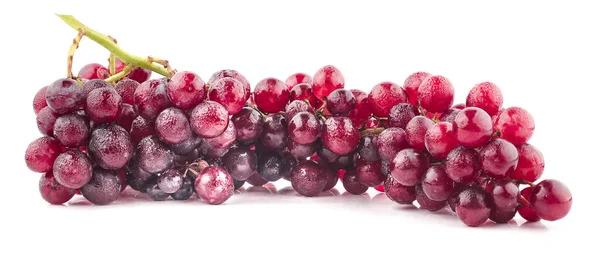 Uvas Rojas Aisladas Sobre Fondo Blanco —  Fotos de Stock