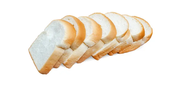 Sliced Bread Isolated White Background — Stock Photo, Image