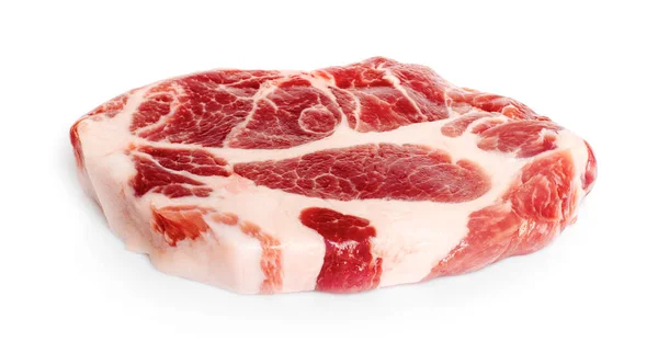 Carne Fresca Aislada Sobre Fondo Blanco — Foto de Stock