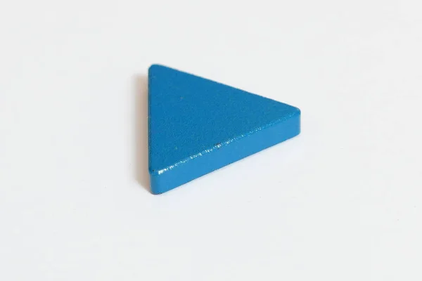 Modrá Barva Magnet Izolovaných Bílém Pozadí — Stock fotografie