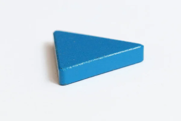 Modrá Barva Magnet Izolovaných Bílém Pozadí — Stock fotografie
