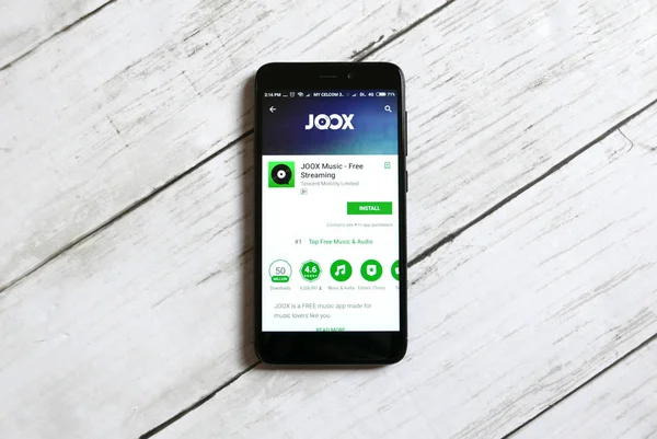 Kulim Malaysia April 11Th 2018 Joox Application Android Google Play — Stock Photo, Image