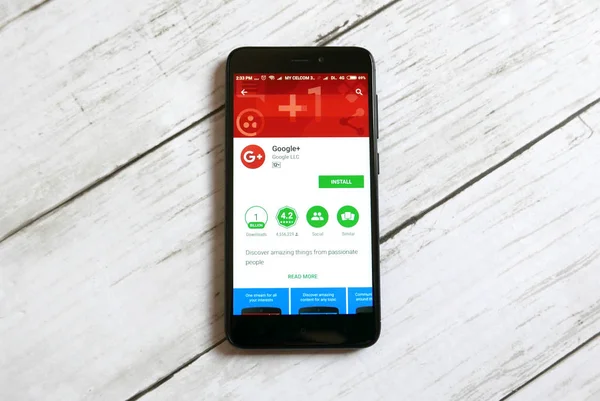 Kulim Malezya Nisan 2018 Google Uygulama Bir Android Google Oyun — Stok fotoğraf