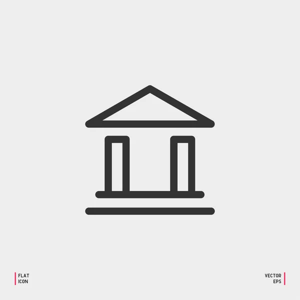 Bir sütun veya sütunlar ile antik bir Yunan veya Roma Tapınağı