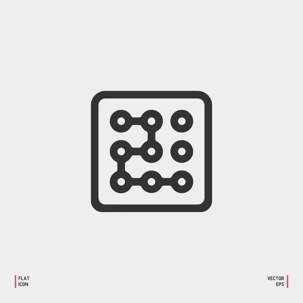 El parmak PIN kodu katı simgesini girme, kilidini açma ve parola