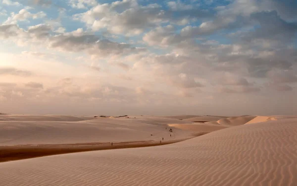 Parco Nazionale Lencois Maranhenses Maranhao Brasile Patrimonio Culturale Dell Umanità — Foto Stock