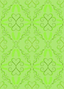 soyutlama flora duvar kağıdı çizim geometri simetri deseni yeşil yaprakları