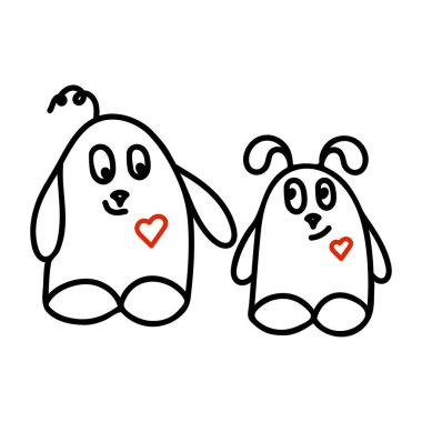 Komik sevgi dolu canavarlar.