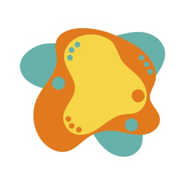 Soyut vektör arka plan. Düz geometrik şekil. Modern vektör şablonu.