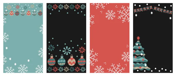 Sfondi Natalizi Vettoriali.