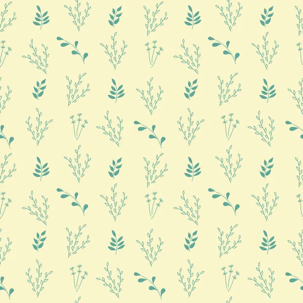 Monokrom. Dikişsiz desen. Basit düz çiçek motif. Yaprakları ile twigs. Kumaşlar, duvar kağıtları, albüm kapakları, telefon Kılıfları için uygundur. Vektör