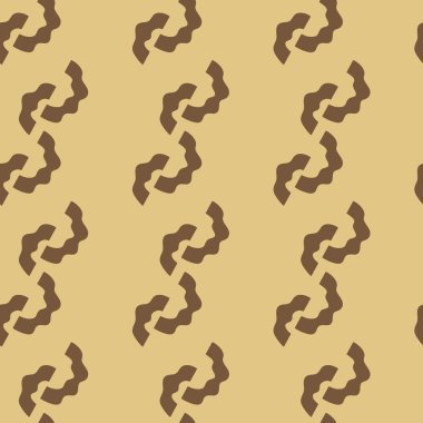 Soyut şekillerle Vektör Dikişsiz desen. Kumaş, kağıt için