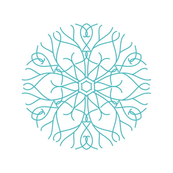 Vector Dibujado Mano Copos Nieve Diseño Original Winter Snow Flakes — Vector de stock
