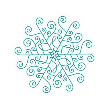 Vektör eli Kar Taneleri 'ni çekti. Kar Taneleri Karalamaları. Noel arkaplanı için.