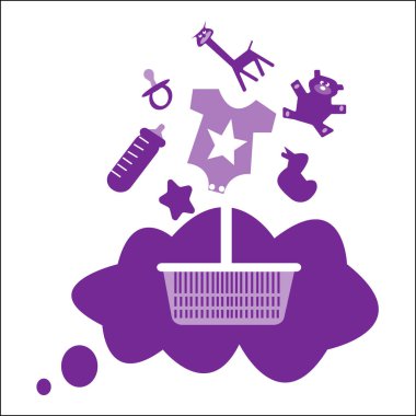 Alışveriş arabası.