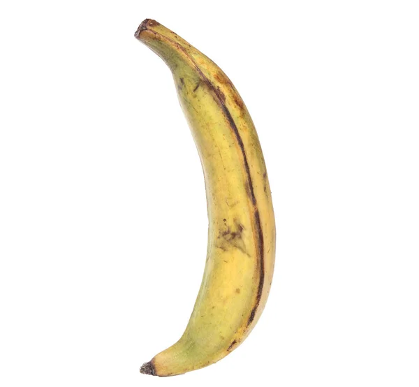 Rijpe Banaan Houten Ondergrond — Stockfoto