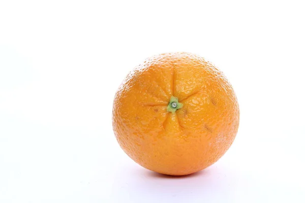 Naranja Saludable Sobre Fondo Blanco —  Fotos de Stock