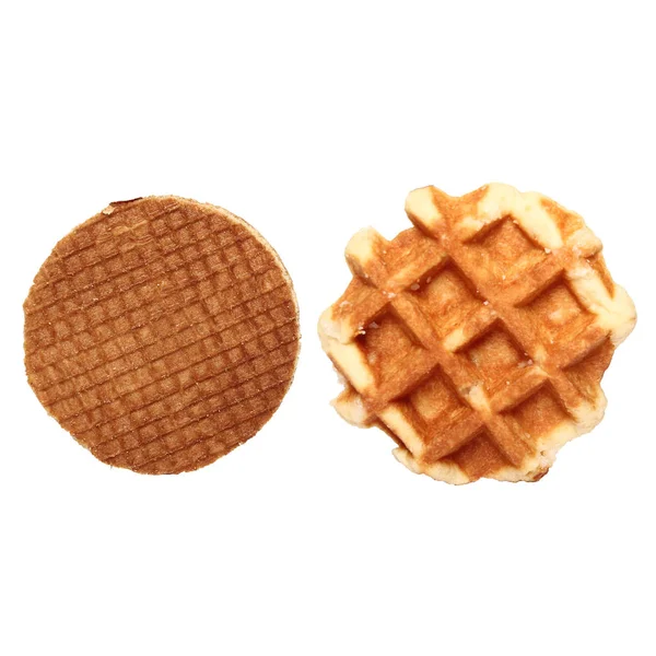 Galletas Dulces Sobre Fondo Blanco — Foto de Stock