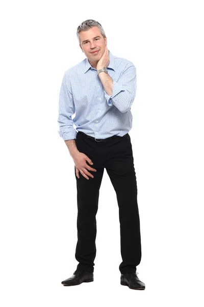 Adult Caucasian Man Posing — Stock Photo, Image